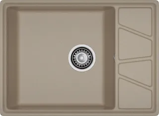 Мойка кухонная GranFest VERTEX V-680L песочный